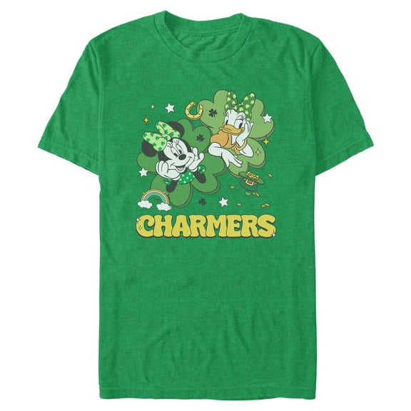 Mens Mickey & Friends Charmers Shamrock Friends T Shirt