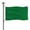 Green, variant on WEUVEB blank event flag Solid Color Flags Polyester Event Organizers Sports Events 2Pcs