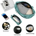 thumbnail image 3 of imerelez Luggage Sets 6 Piece with Duffel Bags, Hardside Expandable Suitcases with Spinner Wheels, Misty Blue, 3 of 6
