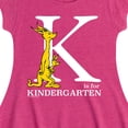 thumbnail image 3 of Dr. Seuss - K Is For Kindergarten - Youth Girls Fit And Flare Dress, 3 of 5