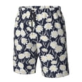 thumbnail image 5 of Naloa Daisies Flowers Men's Beach Shorts, Surfing shorts, Swim trunks, Quick Dry Swim Trunks for Surfing Beach Fun - Small, 5 of 9