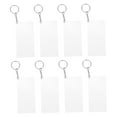 thumbnail image 4 of YOSADIER Keychain Craft Kit 30Pcs Transparent White Alloy Multi-Functional Hanging Decoration For Daily Use, 4 of 8