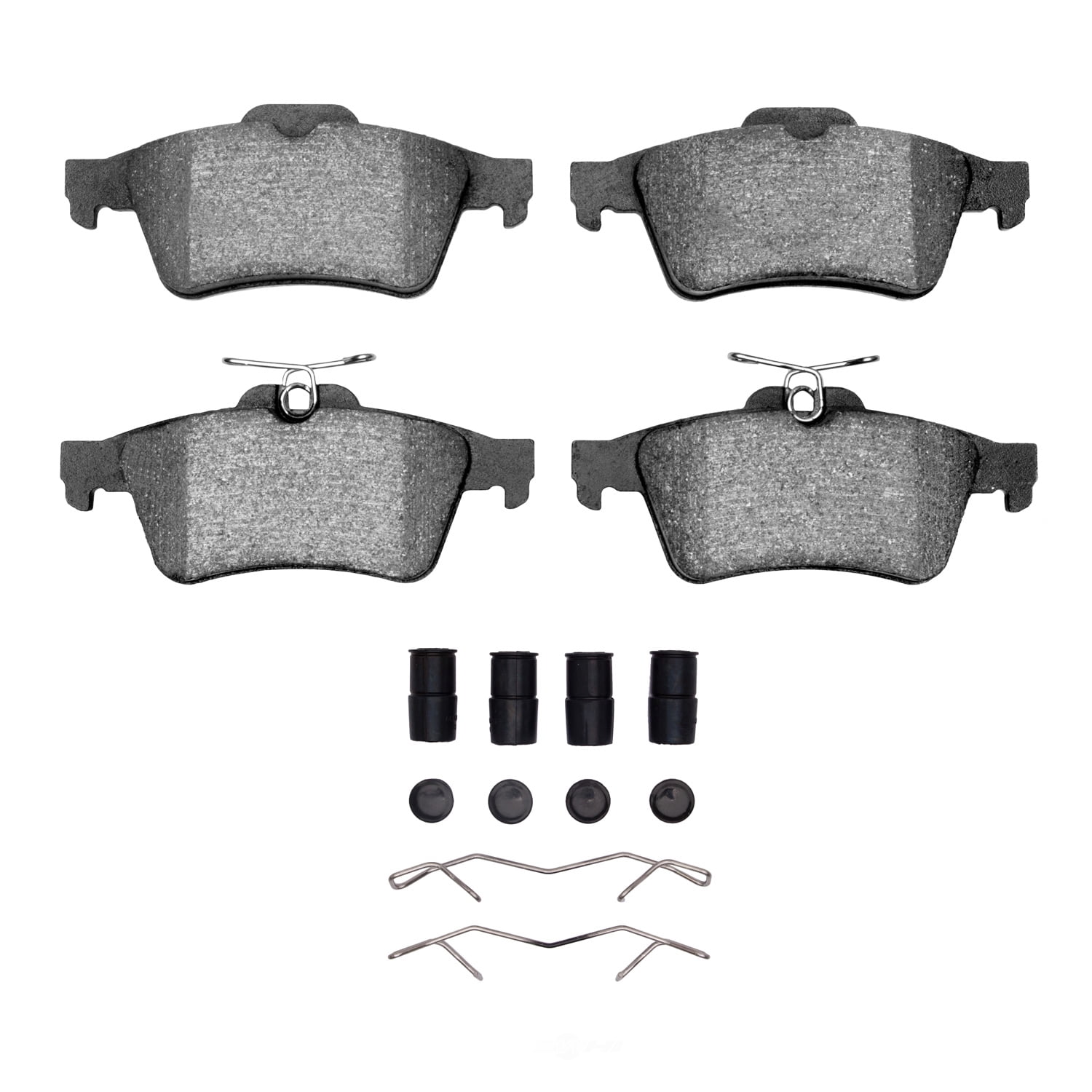 Dynamic Friction Company 1600-1095-01 DFC EURO 5000 Ceramic Brake Pads and Hardware Kit
