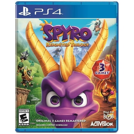 Spyro Reignited Trilogy - PlayStation 4, All 3 original Spyro games fully remastered in HD By by (Best Spyro Game For Gamecube)