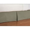 Home Trends 250-Thread Count, Cotton Twill Bed Skirt, Sage