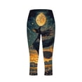 thumbnail image 5 of NSLGXD Womens Witch Print 7/8 Leggings Halloween High Waisted & Straight Leg Summer Yoga Pants for Athletic Workout S-3XL, 5 of 6