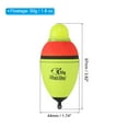 thumbnail image 2 of 1.8oz Lighted Fishing Slip Bobbers EVA Light Up Fishing Float with Battery, Yellow, 22 Pack, 2 of 5