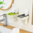 thumbnail image 4 of Portacepillos de dientes para baños, portacepillos de dientes de montaje en pared, 4 of 6