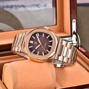 PAGANI DESIGN Rose Gold Men's Automatic Watches 40mm Luxury Stainless Steel Casual Waterproof Wrist Watches Sapphire Dial Glass New PD-1728