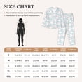 thumbnail image 4 of Xecao Rabbit And Star for Women's Long-Sleeved Pajama Set with Button Front and Pockets Soft Lounge Sleepwear for Home Relaxation-Large, 4 of 7