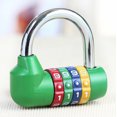 thumbnail image 5 of 64mm (width) combination padlock, 4 digits, 7.8mm shackle for casuers, doors, hu, 5 of 5