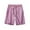 Purple, variant on MIUOWANP Men's Drawstring Elastic Waist Cotton Shorts with Pockets Solid Color Comfortable Half Pants Size M(6)Wine