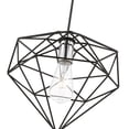 thumbnail image 4 of 49152-68 Livex Lighting Knox - 1 Light Pendant In Geometric Style-17.25 Inches Tall and 10.5 Inches Wide-Shiny Black/Polished Chrome Finish, 4 of 12