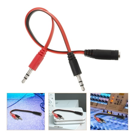 FUEENIRVA 1Pack Auxiliary Cord Audio Splitter Cable for Collaborative Projects and Casual Listening