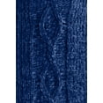 thumbnail image 3 of Woman Within Plus Size Chenille Zip Cable Cardigan Sweater, 3 of 6