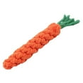 thumbnail image 2 of Xihbxyly Juguete de Zanahoria para Perros, Cuerda de Algodón Resistente, Juguete Masticable para Cachorros, Material Natural para Mordidas Fuertes, Divertido Accesorio para Mascotas, Tamaño 22 X 3 Cm, 2 of 7