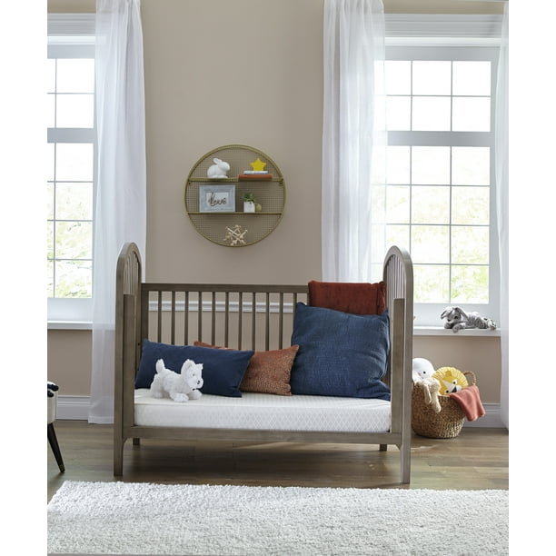 Sealy Soybean Plush Infant Toddler Crib Mattress Walmart
