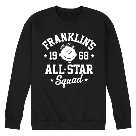 Peanuts - Franklins All Star Squad - Men's Crew Neck Fleece Pullover