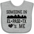 thumbnail image 3 of Inktastic El Paso Texas Someone Loves Me Skyline Boys or Girls Baby Bib, 3 of 4