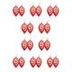 thumbnail image 1 of Qarigey Pendientes Brillo Multicapas Oreja de cuero Cuelga Día de San Valentín Joyería exagerada Adornos de aretes de plata Tipo 10 tipo 10 10Conjunto, 1 of 6