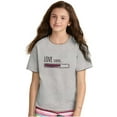 thumbnail image 3 of Romantic Geek Gamer Love Loading Cute Girls Kids T Shirt Tees Teen Brisco Brands M, 3 of 6