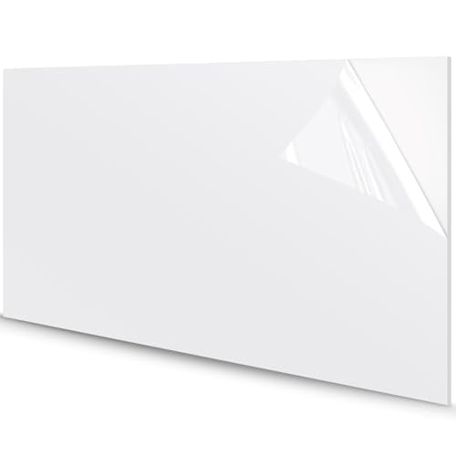 24" x 48" x 1/8" White Acrylic Sheets Translucent White Cast Acrylic Plastic Sheet Cut to Size for DIY Craft Projects Display Cases Signs Sneeze Guard$$Building Supply
