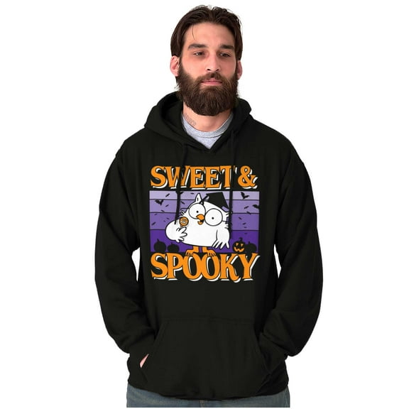 Tootsie Owl Sweet Spooky Halloween Hoodie Sweatshirt Women Men Brisco Brands S