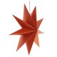 thumbnail image 1 of Estrellas de papel navideñas, estrellas plegables, estrellas decorativas para puertas y ventanas naranja, 1 of 5