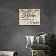 thumbnail image 4 of Kitchen Wall Art Farmhouse Kitchen Pictures Wall Decor Rustic kitchen Signs Thankful Grateful Blessed Canvas Painting Prints Modern Artwork Home Decoration for kitchen 16"x12", 4 of 6