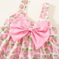 thumbnail image 5 of TAIAOJING Toddler Girls Dress Sleeveless Floral Skirt Bow Cute Sweet Suspender Dress Princess Dress With Hat, 5 of 5