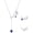 09-sapphire-Sept, variant on Stethoscope Necklace 925 Sterling Silver Medical Jewelry with Birthstone, Gift for Doctors Nurses Medical Students, Graduation RN Present