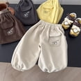 thumbnail image 3 of 6-12 Months Toddler Boys Joggers Pants Elastic Waist Sweatpants Kids Baby Soft Running Athletic Trousers Boys Baggy Sweatpants Beige Pants, 3 of 7