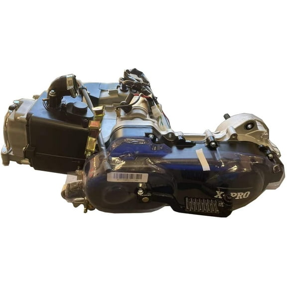 X-PRO 50cc 4-stroke short case GY6 Scooter Engine Auto w/CVT Transmission, Electric/Kick starter for 50cc Scooters