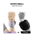 thumbnail image 3 of Par de pesas de muñeca Fragraim de 2 libras con trabillas para el pulgar, color morado, 3 of 7