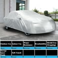thumbnail image 3 of Unique Bargains 3XL Car Cover 190T Polyester Breathable Dustproof Silver Tone 193 x 71 x 59inch, 3 of 8
