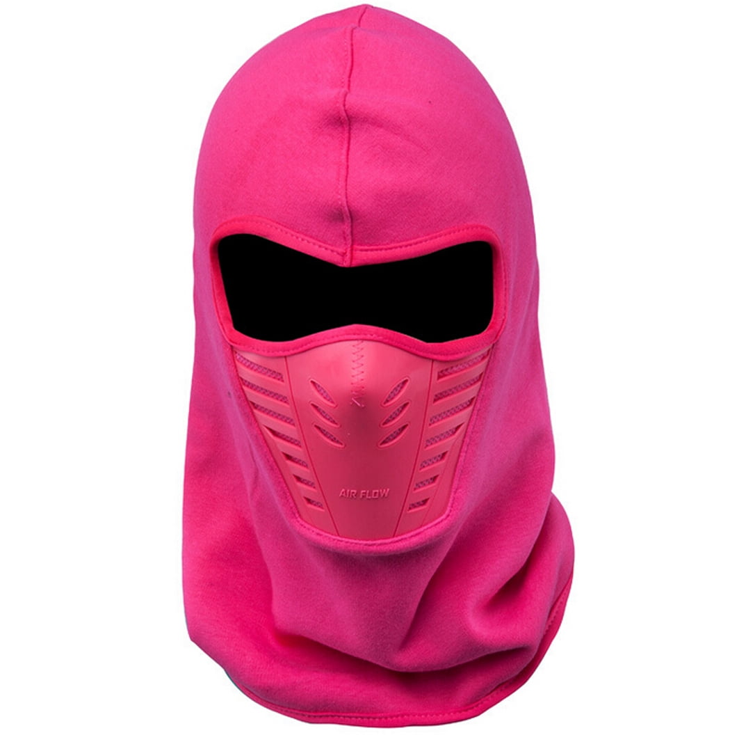 Cycling Snowboarding Tactical Windproof Warm Balaclava Face Mask (Rosy) by Outgeek