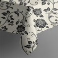 thumbnail image 4 of Pioneer Flower Floral Print Pattern Rectangle Tablecloth 60"x120", Waterproof Polyester Table Cloth, Wipeable Spillproof for Dining Camping Indoor Outdoor, 4 of 6