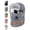Gray, variant on Unisex Outdoor Biking Hat with Goggles, Full Face Lined Earflap Hat with Thick Inner Lining, Windproof for Cold Weather Outdoor Windproof Hat for Cycling, Motorcycle, Skiing