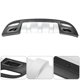 thumbnail image 4 of Parachoques trasero difusor trasero ANGGREK para Hyundai Elantra Sedan plata mate negro, 4 of 8