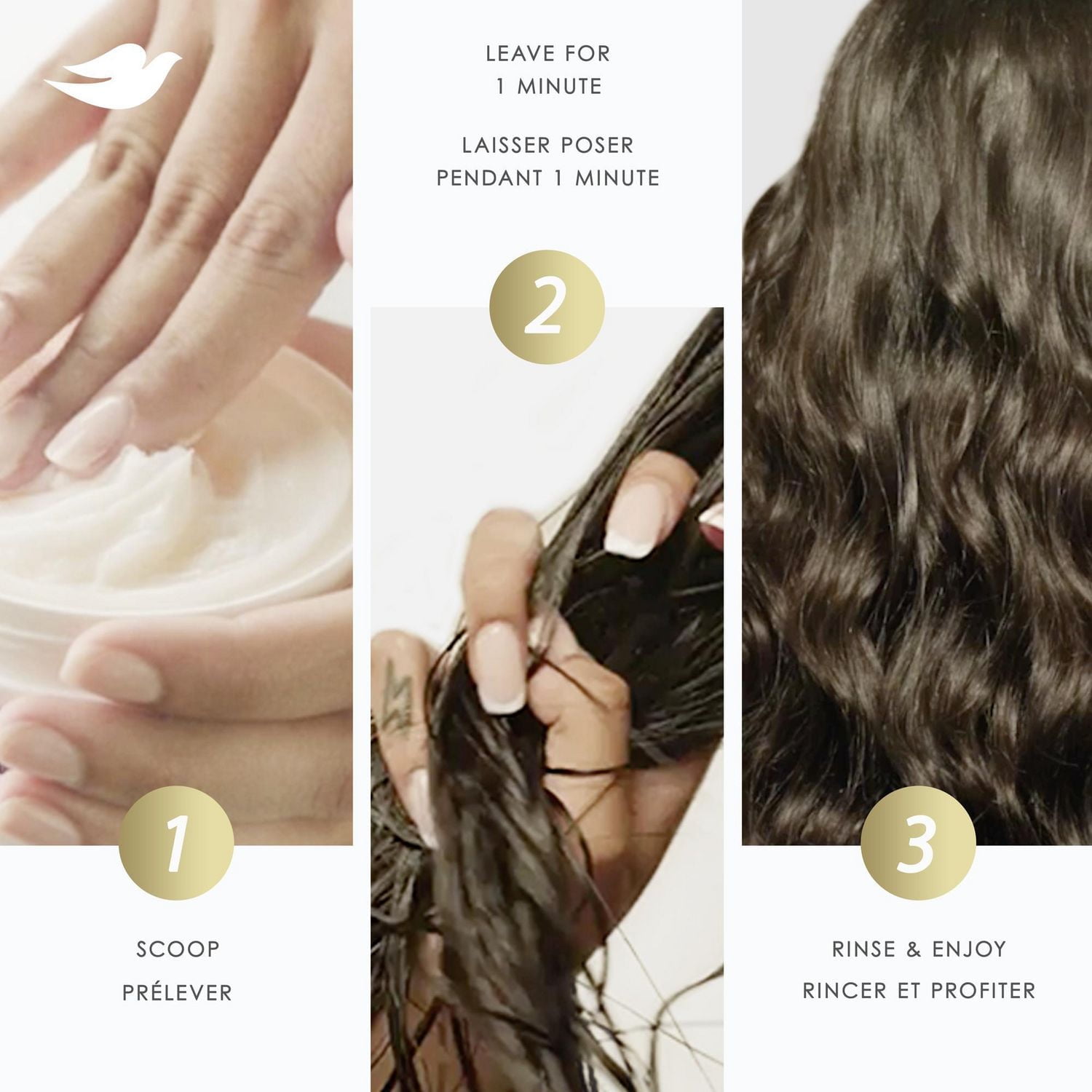 Dove Bond Strength 10-in-1 Bond Strength Hair Mask for Chemically Treated Hair, with Liquid Bio-Protein Care 260g, 260 g Hair Mask