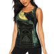 thumbnail image 1 of Balery MoonNight Sky Crow Camiseta sin mangas estampada ligera para mujer, tops de entrenamiento sin mangas, camisetas de yoga transpirables de secado rápido.-Medium, 1 of 7
