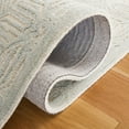 thumbnail image 5 of SAFAVIEH Ikat Iola Geometric Area Rug, Ivory/Light Blue, 6' x 6' Round, 5 of 9