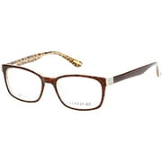 COVERGIRL Women's Eyeglass Frames--Dark Brown on Animal