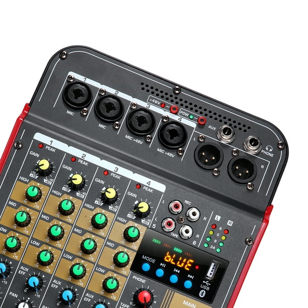 16 Effets DSP Table de Mixage de Son de Scène de Performance USB Table de Mixage  Audio DJ Console de Mixage Professionnelle pour Scène de Performance  D'enregistrement de Bande à Domicile 