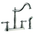 thumbnail image 1 of Oakmont 2-Handle Kitchen Faucet with Side Sprayer, Satin Nickel Finish, 1 of 1