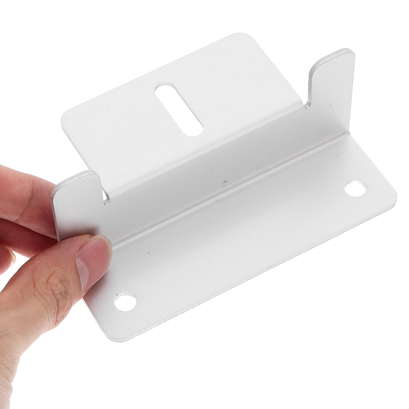 Solar Panel Stand Rack Solar Panel Support Solar Aluminum Alloy Silver 10.00X7.00X4.50CM 4 Pcs