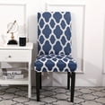 thumbnail image 2 of RisingPro Spandex Stretch Wedding Banquet Chair Cover Morocco Party Decor Dining Room Seat Cover, 2 of 7