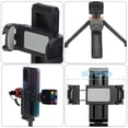 thumbnail image 4 of Selfie Stick Trípode con soporte remoto trípode extensible (luz negra-Doble), 4 of 8