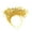 Gold, variant on Fascinators Hats for Women Wedding Flower Mesh Hair Clip Tea Headband Birdcage Veil