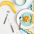 thumbnail image 2 of Juego de cuchillo tenedor y cuchara para niños del equipo JJ_Jaguars Adecuado para diversas ocasiones, como Navidad, Halloween, reuniones familiares, comidas de jardín de infantes, picnics al aire, 2 of 6